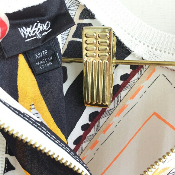 Mossimo Tribal Sheer Sleeveless Graphic Tee XS - Picture 6 of 8